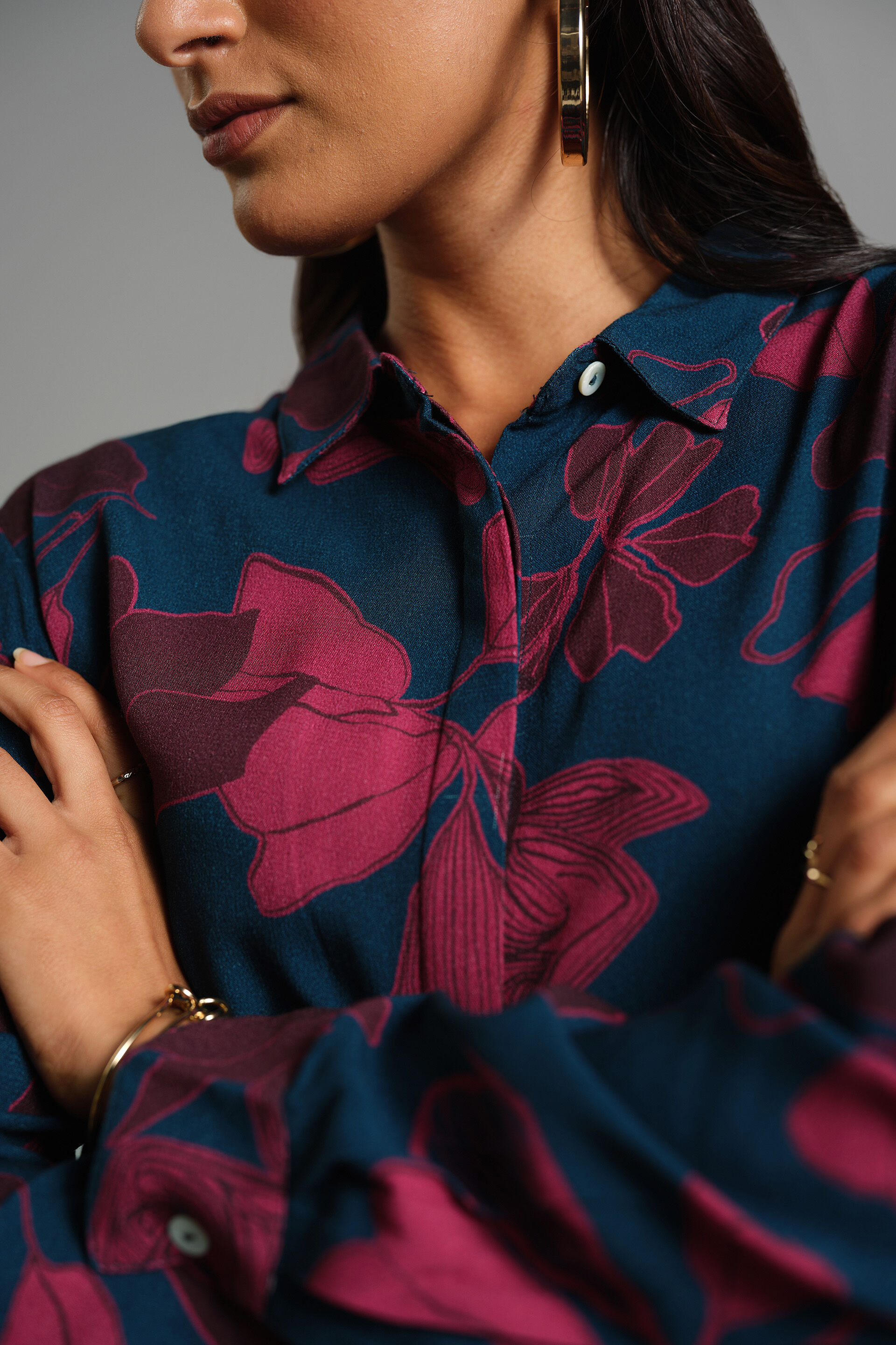 Florals Of The Season Top, Wine, image 6